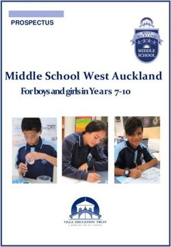 Middle School West Auckland - For boys and girls in Years 7-10 PROSPECTUS