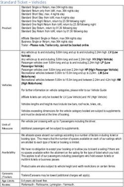 Standard Ticket - Vehicles - Wightlink