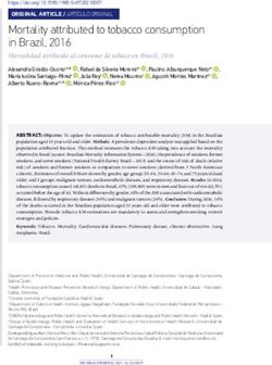 Mortality attributed to tobacco consumption in Brazil, 2016