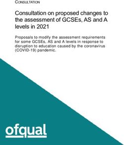 Consultation on proposed changes to the assessment of GCSEs, AS and A levels in 2021