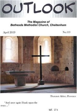 The Magazine of Bethesda Methodist Church, Cheltenham - April 2019