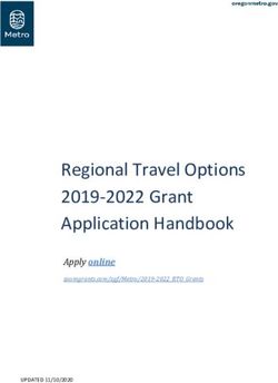 Regional Travel Options 2019-2022 Grant Application Handbook - Apply online zoomgrants.comzgf/Metro/2019-2022_RTO_Grants