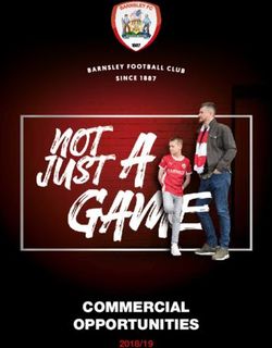 COMMERCIAL OPPORTUNITIES - Barnsley FC