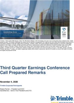 Third Quarter Earnings Conference Call Prepared Remarks