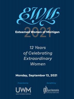 12 Years of Celebrating Extraordinary Women - Monday, September 13, 2021 Presented by - Gary ...