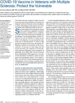 COVID-19 Vaccine in Veterans with Multiple Sclerosis: Protect the Vulnerable - MDedge