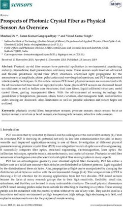 Prospects of Photonic Crystal Fiber as Physical Sensor: An Overview - MDPI