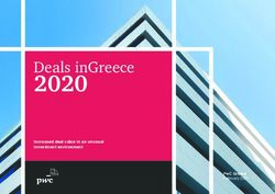 2020 INCREASED DEAL VALUE IN AN UNUSUAL INVESTMENT ENVIRONMENT PWC GREECE