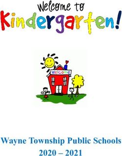 Wayne Township Public Schools 2020 2021