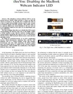 IISEEYOU: DISABLING THE MACBOOK WEBCAM INDICATOR LED