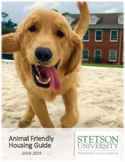 Animal Friendly Housing Guide - Stetson University