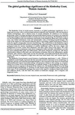 The global geoheritage significance of the Kimberley Coast, Western Australia