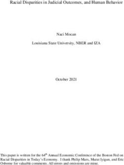 Racial Disparities in Judicial Outcomes, and Human Behavior
