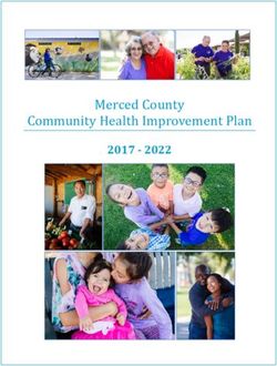Merced County Community Health Improvement Plan 2017 2022