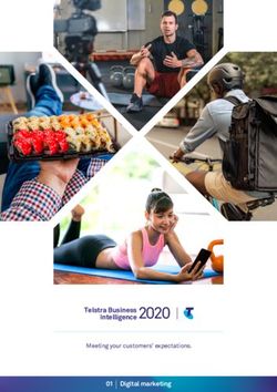 Intelligence 2020 01 Digital marketing - Meeting your customers' expectations - AS Digital