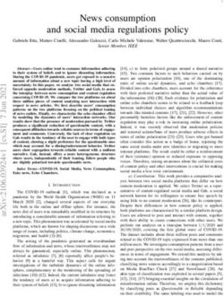 News consumption and social media regulations policy - arXiv