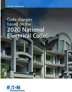 2020 National Electrical Code - Code changes based on the 2020 NEC Code changes - Eaton