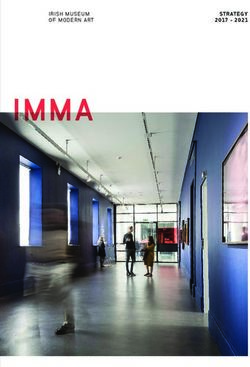 STRATEGY 2017 - 2021 IRISH MUSEUM OF MODERN ART