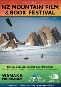 NZ Mountain Film & Book Festival - wanaka programme - NZ Mountain Film Festival