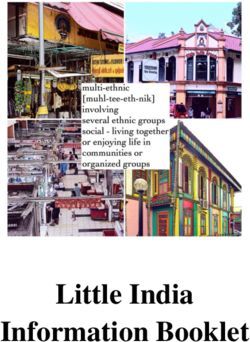 Little India Information Booklet - Methodist Girls' School