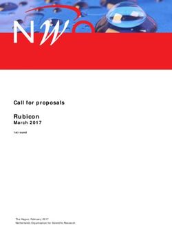 Rubicon Call for proposals