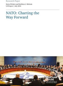 NATO: CHARTING THE WAY FORWARD - RESEARCH PAPER XENIA WICKETT AND KATHLEEN J. MCINNIS US PROJECT | JULY 2014