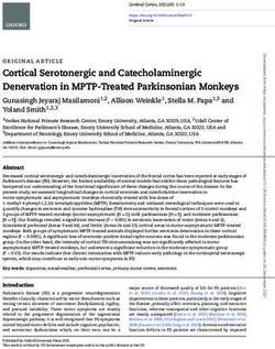 Cortical Serotonergic and Catecholaminergic Denervation in MPTP-Treated Parkinsonian Monkeys - Oxford Academic Journals