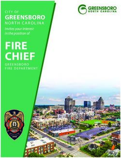FIRE CHIEF GREENSBORO - NORTH CAROLINA Invites your interest in the position of - Greensboro-nc.gov