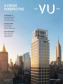 A FRESH PERSPECTIVE - DESIGN & DESTINATION - VU New York