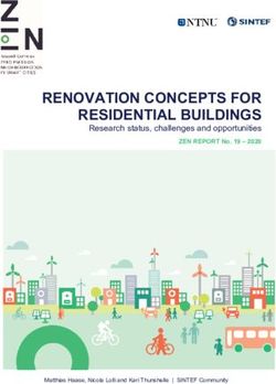 RENOVATION CONCEPTS FOR RESIDENTIAL BUILDINGS - Research status, challenges and opportunities ZEN REPORT No. 19 2020 - FME ZEN