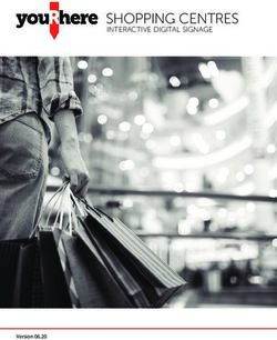 SHOPPING CENTRES INTERACTIVE DIGITAL SIGNAGE - Version 06.20 - youRhere