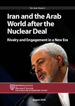 Iran and the Arab World after the Nuclear Deal - Rivalry and Engagement in a New Era