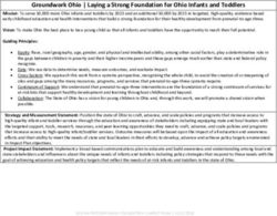 Groundwork Ohio | Laying a Strong Foundation for Ohio Infants and Toddlers - BUILD Initiative