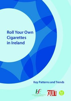 Roll Your Own Cigarettes in Ireland - Key Patterns and Trends