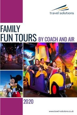 FAMILY FUN TOURS BY COACH AND AIR 2020 - Travel Solutions