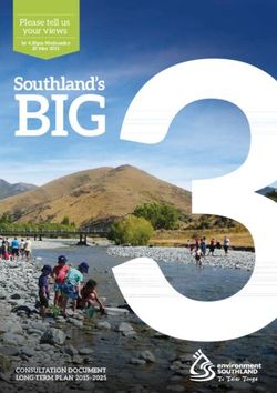 Southland's big Please tell us your views - ConSultation do Cument long-term Plan 2015-2025 - Environment Southland