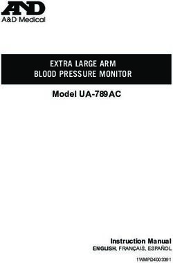 EXTRA LARGE ARM BLOOD PRESSURE MONITOR - Model UA-789AC - Instruction Manual - A&D Medical