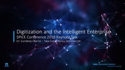 Digitization and the Intelligent Enterprise - SPICE Conference 2018 Keynote Talk Dr. Sundeep Oberoi - Tata Consultancy Services Ltd.