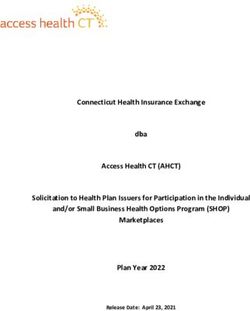 Connecticut Health Insurance Exchange dba Access Health CT (AHCT) Solicitation to Health Plan Issuers for Participation in the Individual and/or ...