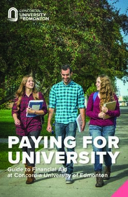PAYING FOR UNIVERSITY - Guide to Financial Aid at Concordia University of Edmonton - Talent Pool Job Fair