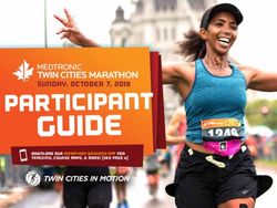 GUIDE PARTICIPANT SUNDAY, OCTOBER 7, 2018 - Medtronic Twin Cities Marathon