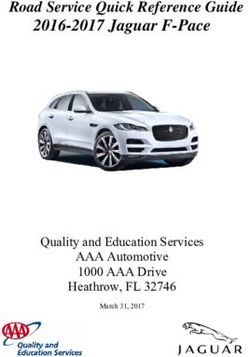 2016-2017 Jaguar F-Pace - Road Service Quick Reference Guide - Quality and Education Services - Pedini.com
