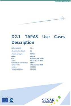 D2.1 TAPAS Use Cases Description