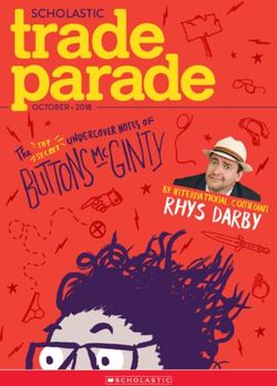 SCHOLASTIC OCTOBER 2018 - BY iNternational comedian - Scholastic New Zealand