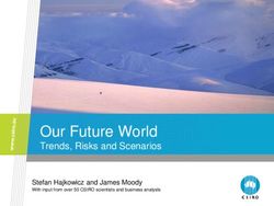 Our Future World Trends, Risks and Scenarios - Stefan Hajkowicz and James Moody
