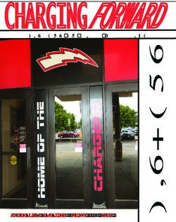 CHARGINGFORWARD - JOURNALISM MAGAZINE SPRING 2019 ISSUE 2 1 - Fishers Junior High