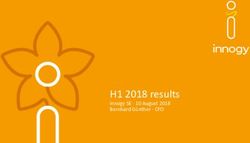 H1 2018 results innogy SE 10 August 2018 Bernhard Günther CFO
