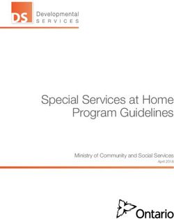 Special Services at Home Program Guidelines - Ministry of Community and Social Services - Ministry Of Children ...
