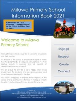 Milawa Primary School Information Book 2021