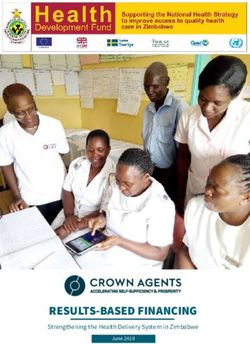 RESULTS-BASED FINANCING - Crown Agents